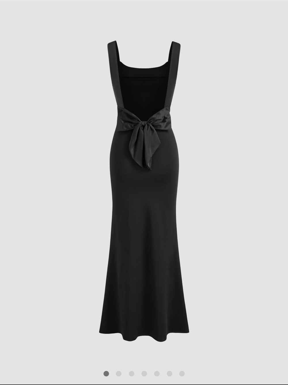 NWT Cider Black Maxi Dress with Back Bow